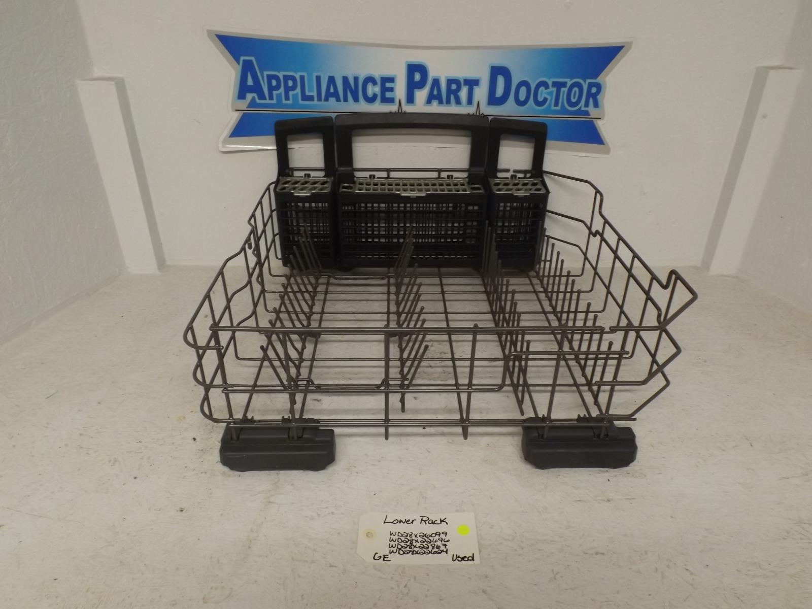 GE Dishwasher WD28X26099 WD28X22696 WD28X22867 WD28X22624 Lower Rack Used GE Dishwasher WD28X26099 WD28X22696 WD28X22867 WD28X22624 Lower Rack Used